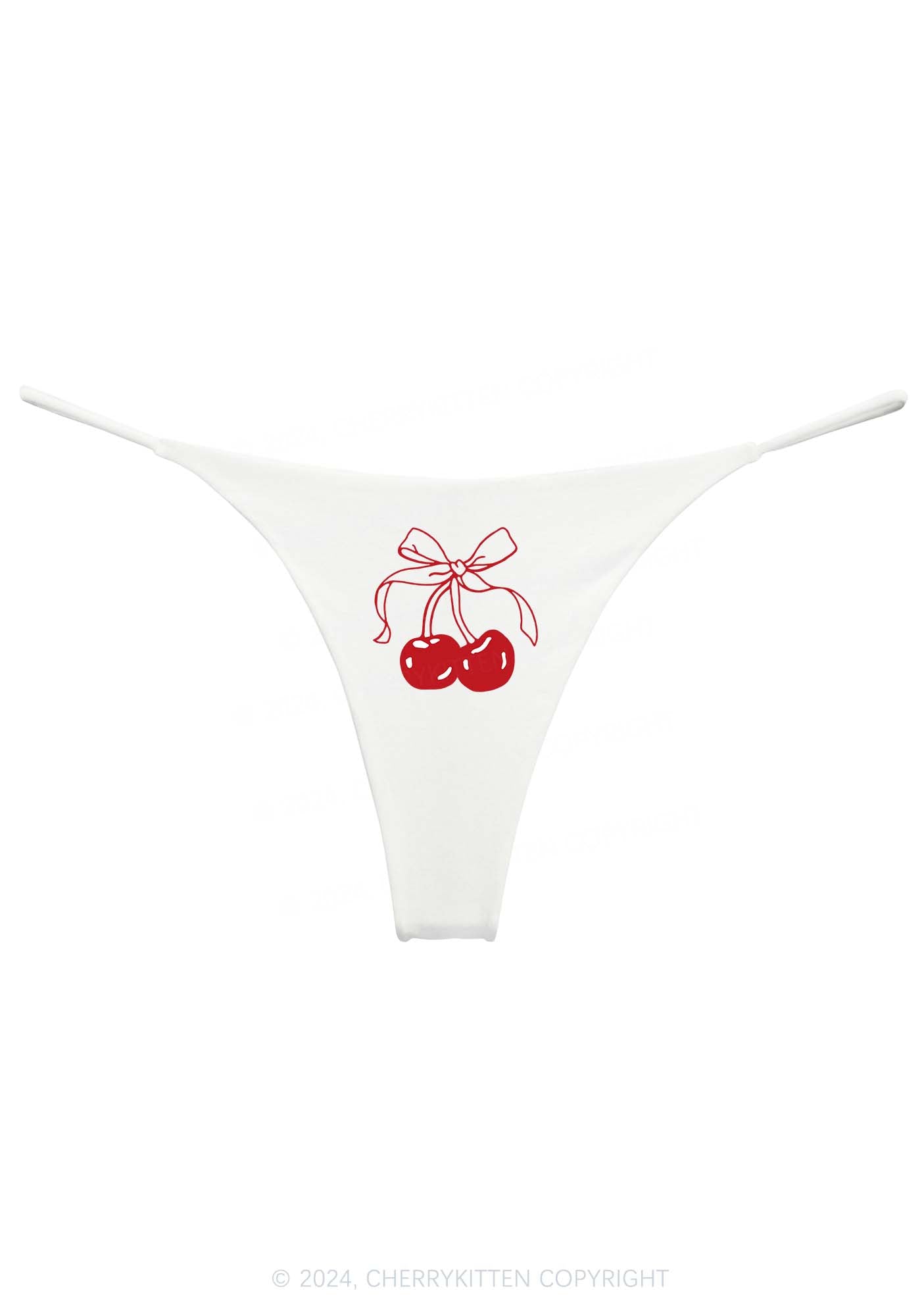 Cherrykitten Bow Cherry Y2K Bikini String Thong Cherrykitten for Sale