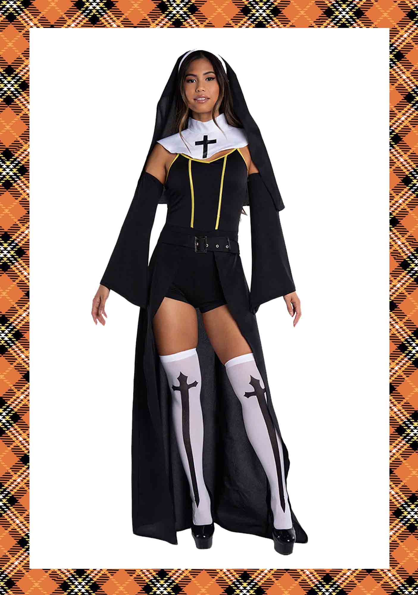 Cherrykitten Nun Outfit Y2K Halloween Cosplay Costume for Sale