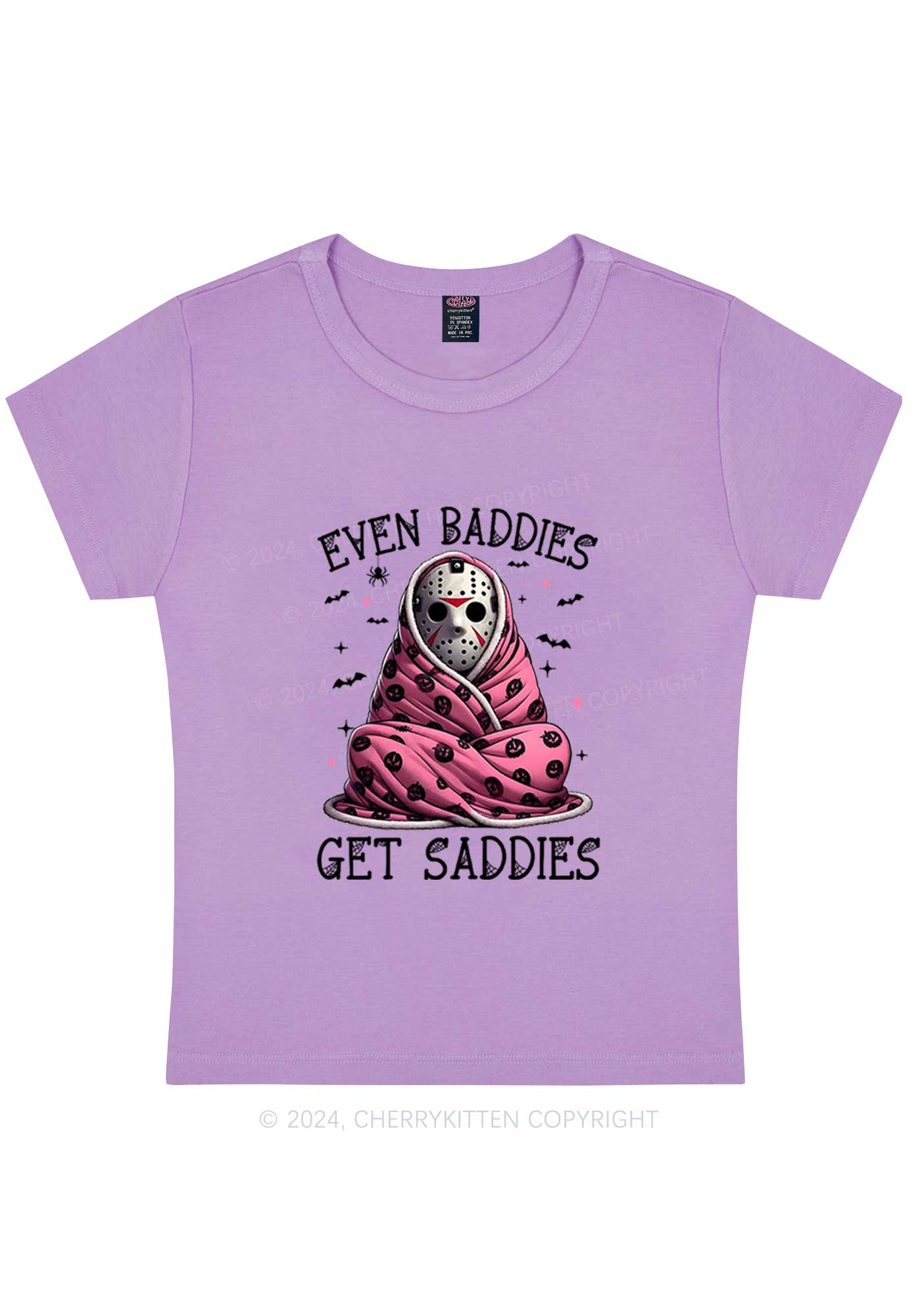 Halloween Baddies Y2K Baby Tee Cherrykitten