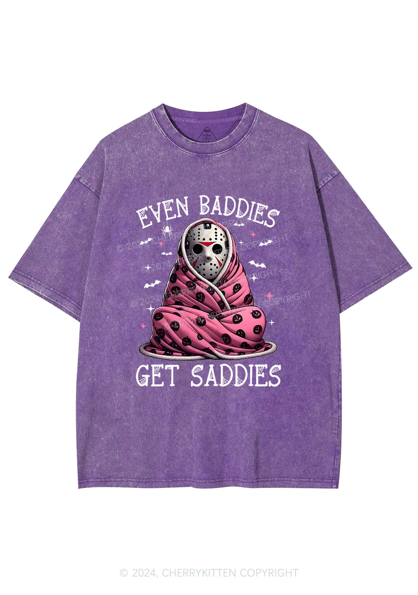 Halloween Baddies Y2K Washed Tee Cherrykitten