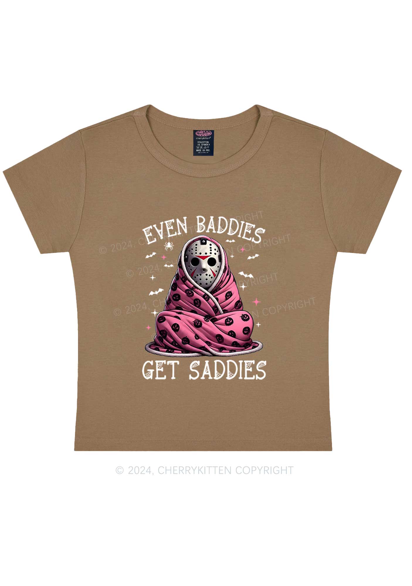 Halloween Baddies Y2K Baby Tee Cherrykitten