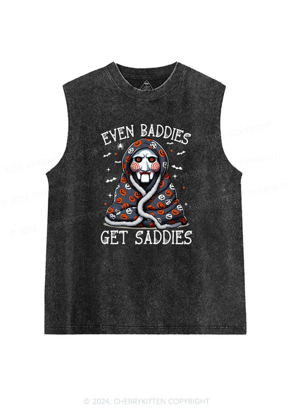 Halloween Get Saddies Y2K Washed Tank Cherrykitten