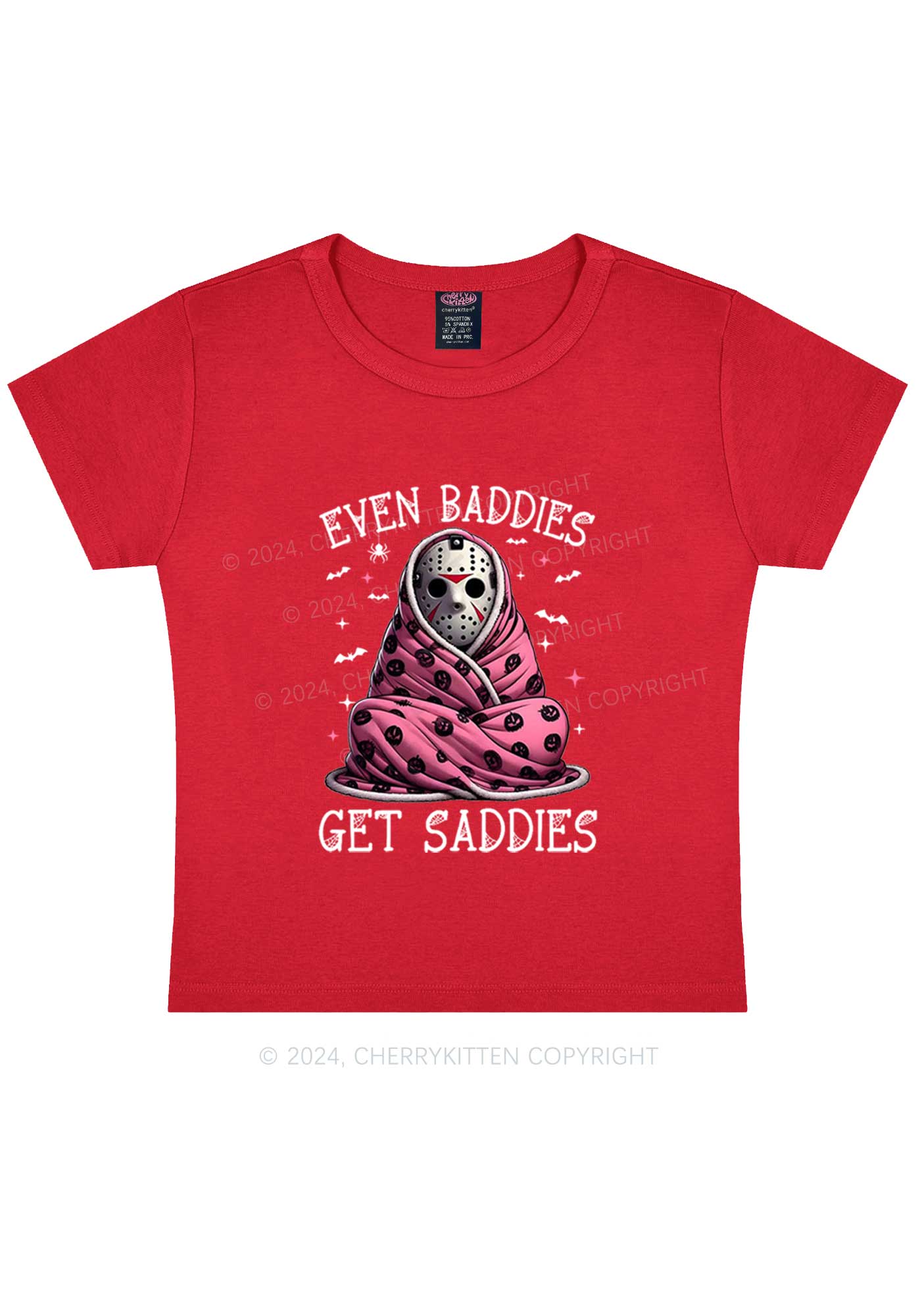 Halloween Baddies Y2K Baby Tee Cherrykitten