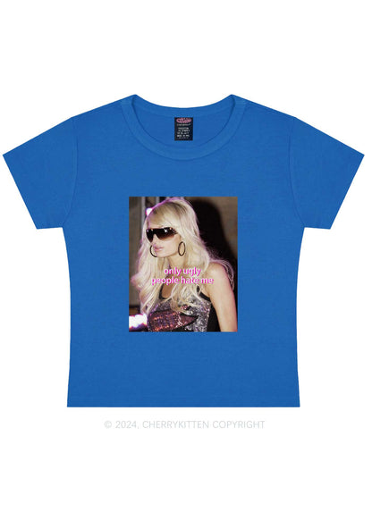 Only Ugly People Hate Y2K Baby Tee Cherrykitten