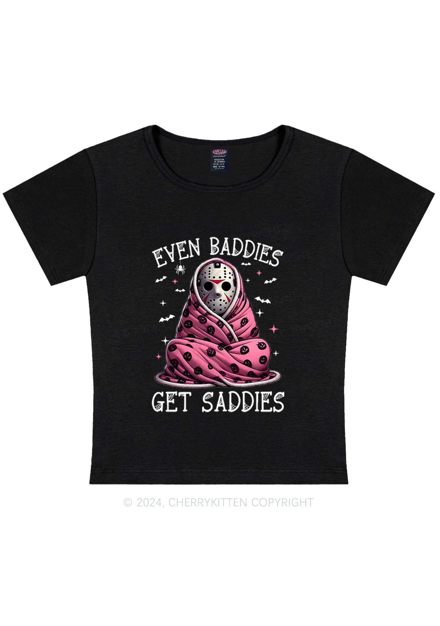 Halloween Baddies Y2K Baby Tee Cherrykitten