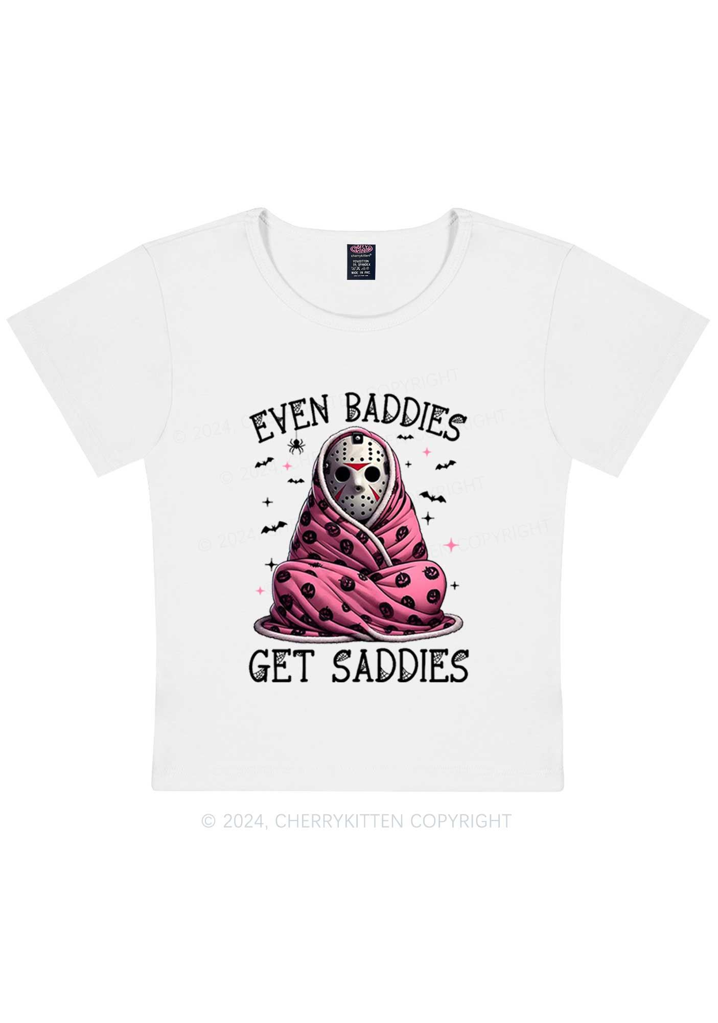 Halloween Baddies Y2K Baby Tee Cherrykitten