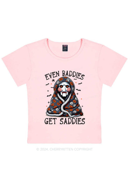 Halloween Get Saddies Y2K Baby Tee Cherrykitten