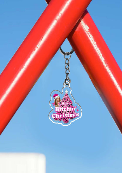 Christmas Bxxchin 1Pc Y2K Keychain Cherrykitten