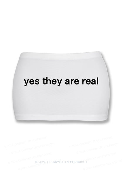 Yes They Are Real Y2K Mini Hip Skirt Cherrykitten