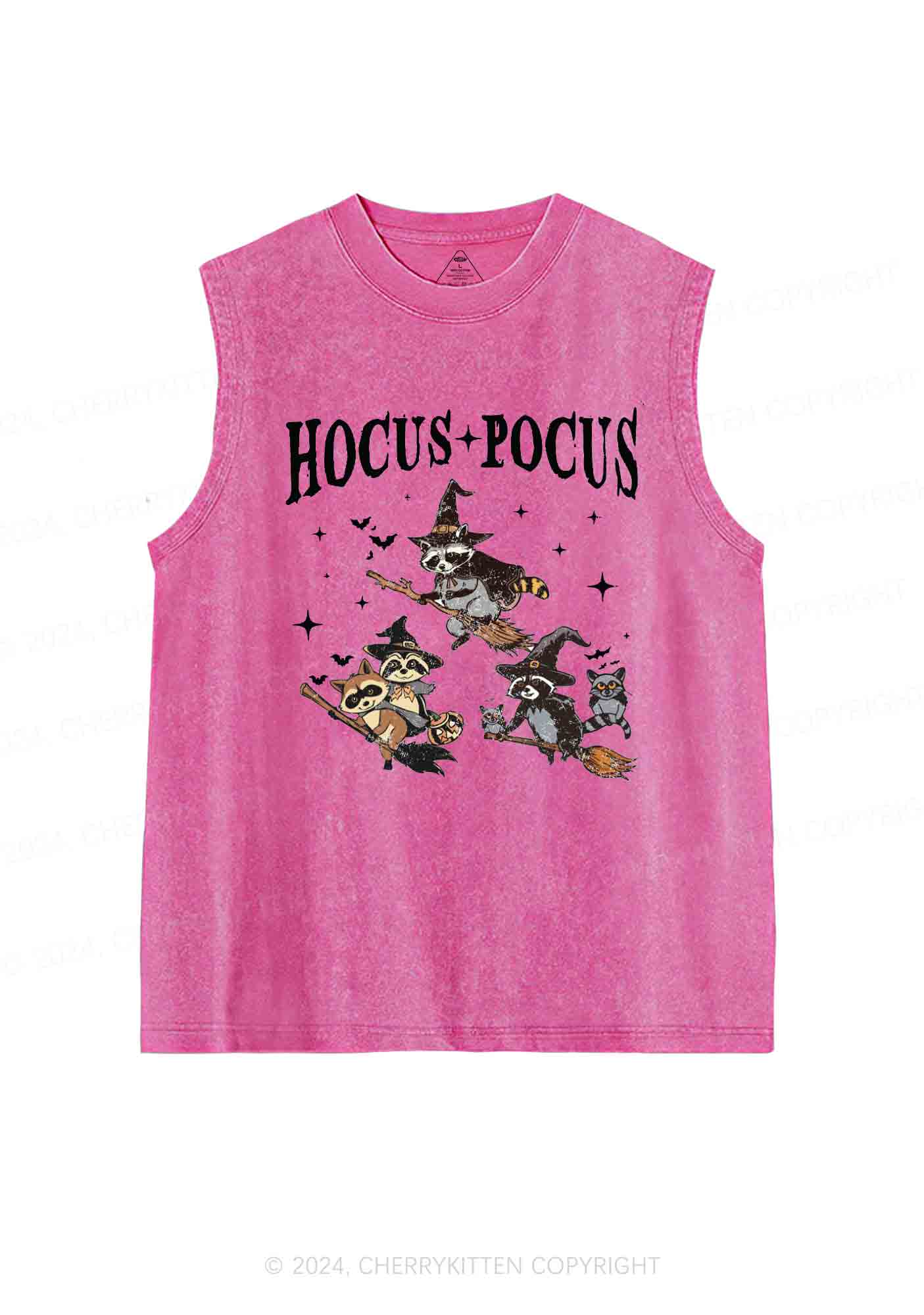 Halloween Hocus Pocus Y2K Washed Tank Cherrykitten