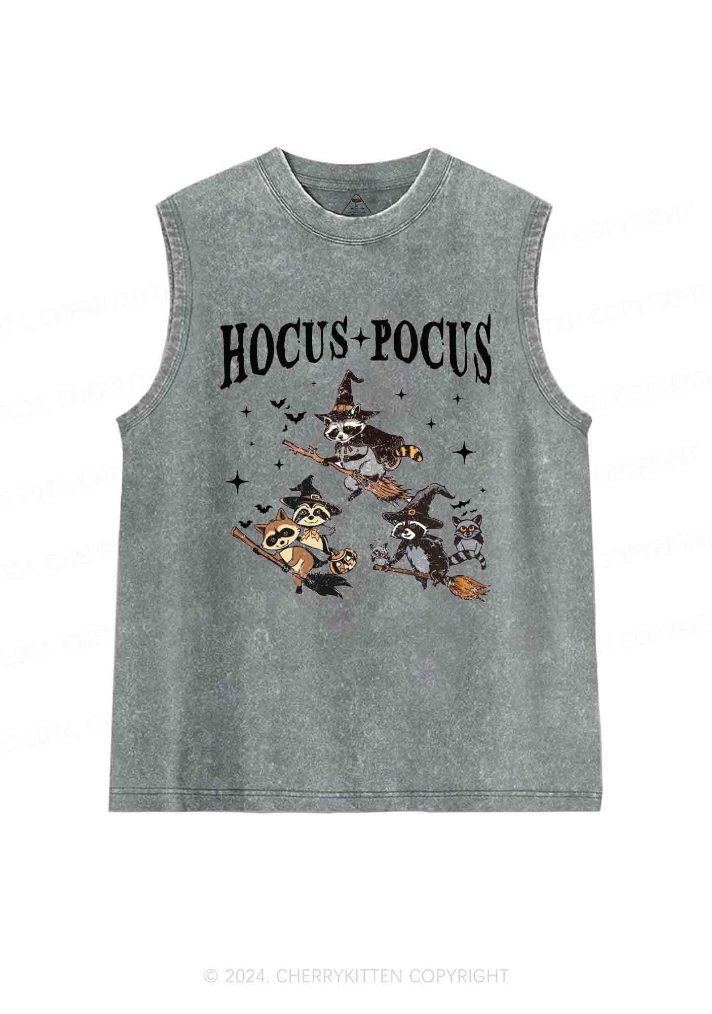 Halloween Hocus Pocus Y2K Washed Tank Cherrykitten