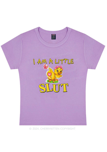 Little Slxt Y2K Baby Tee Cherrykitten