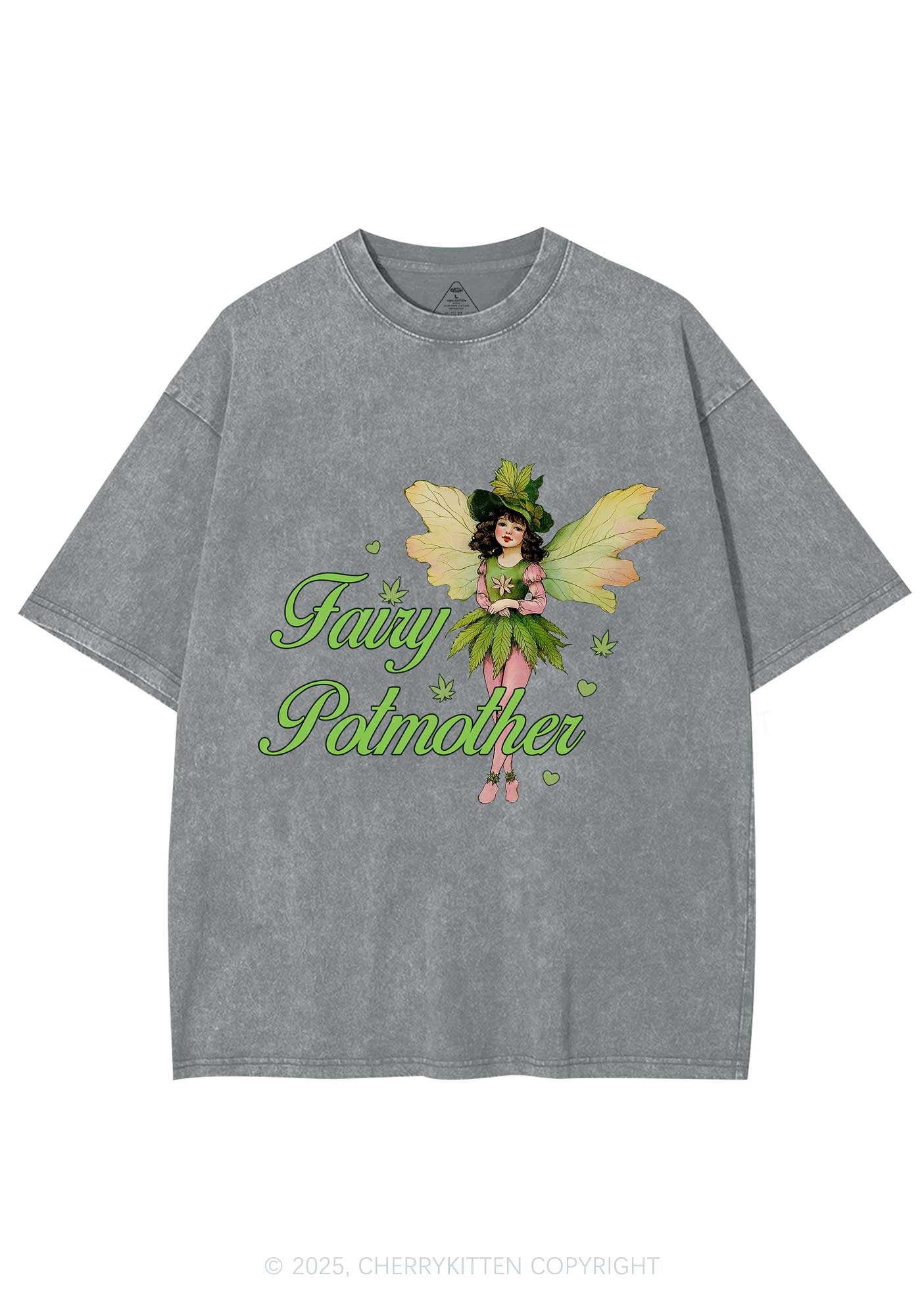 Fairy Potmother Y2K Washed Tee Cherrykitten