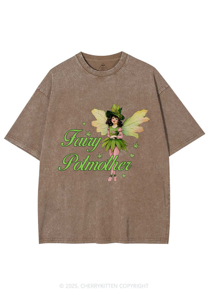 Fairy Potmother Y2K Washed Tee Cherrykitten