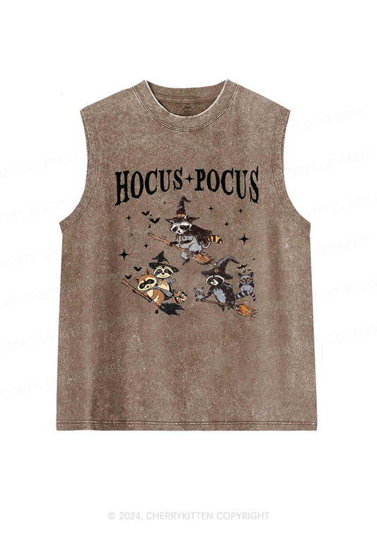 Halloween Hocus Pocus Y2K Washed Tank Cherrykitten