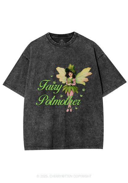 Fairy Potmother Y2K Washed Tee Cherrykitten