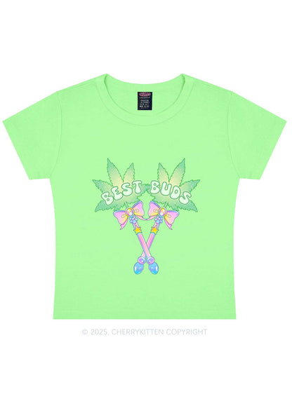 Best Buds Y2K Baby Tee Cherrykitten