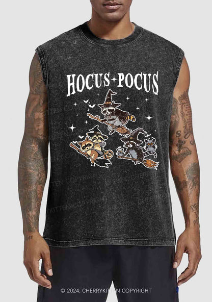 Halloween Hocus Pocus Y2K Washed Tank Cherrykitten