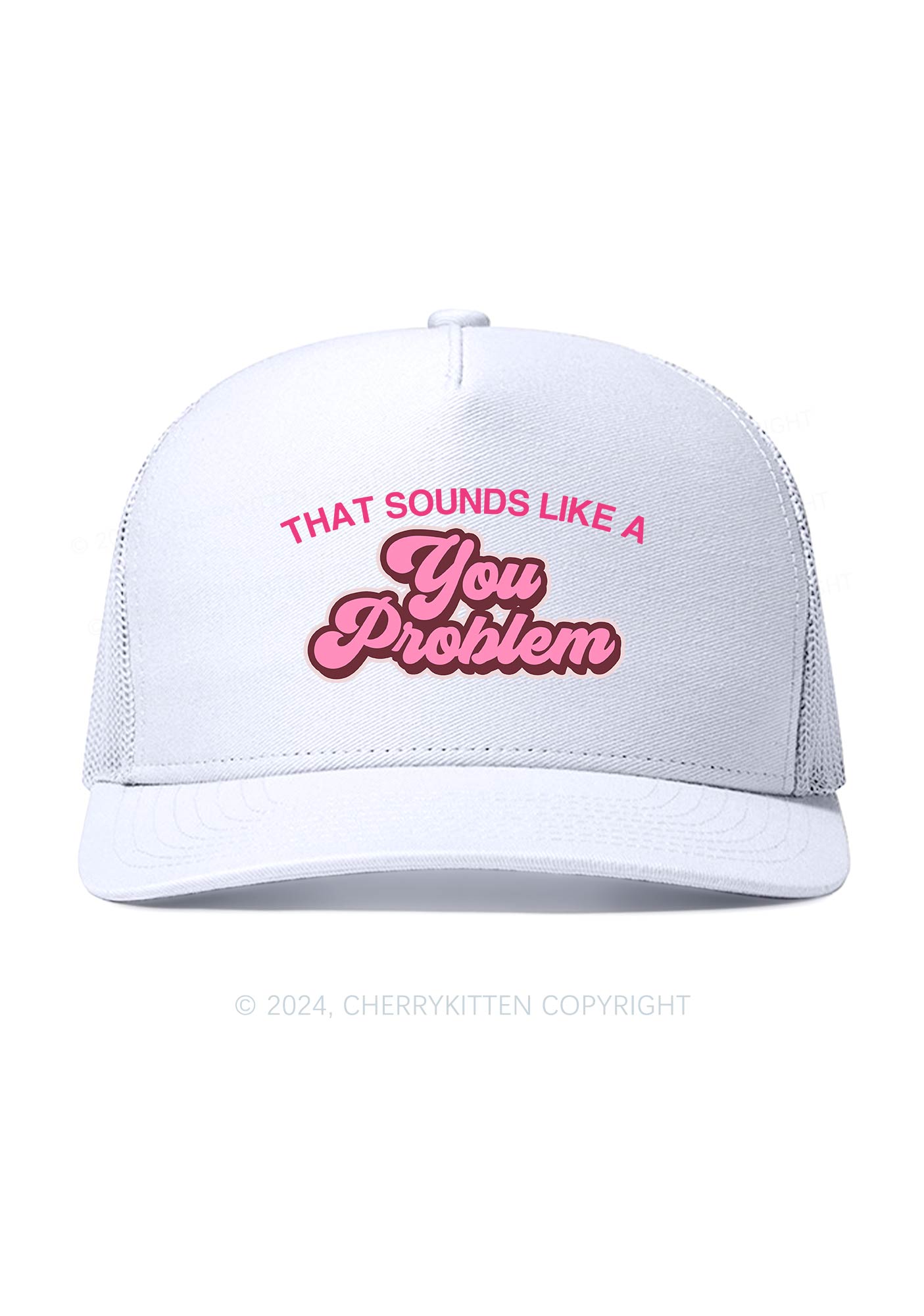 You Problem Y2K Trucker Mesh Hat Cherrykitten