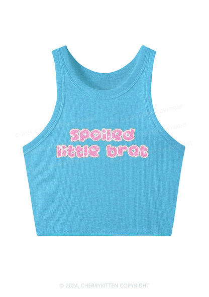 Spoiled Little Brat Y2K Crop Tank Top Cherrykitten