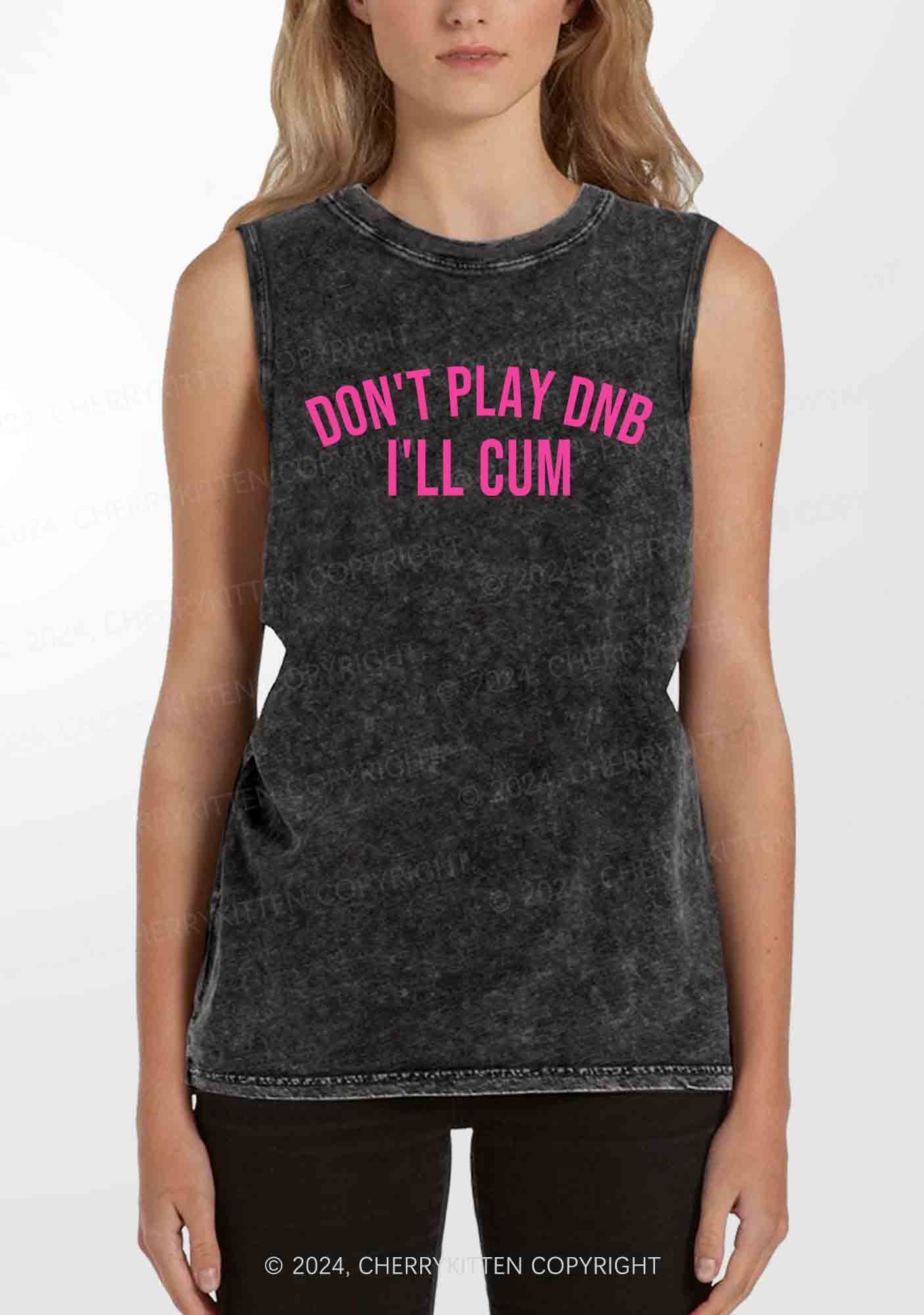 Don't Play DNB Y2K Washed Tank Cherrykitten