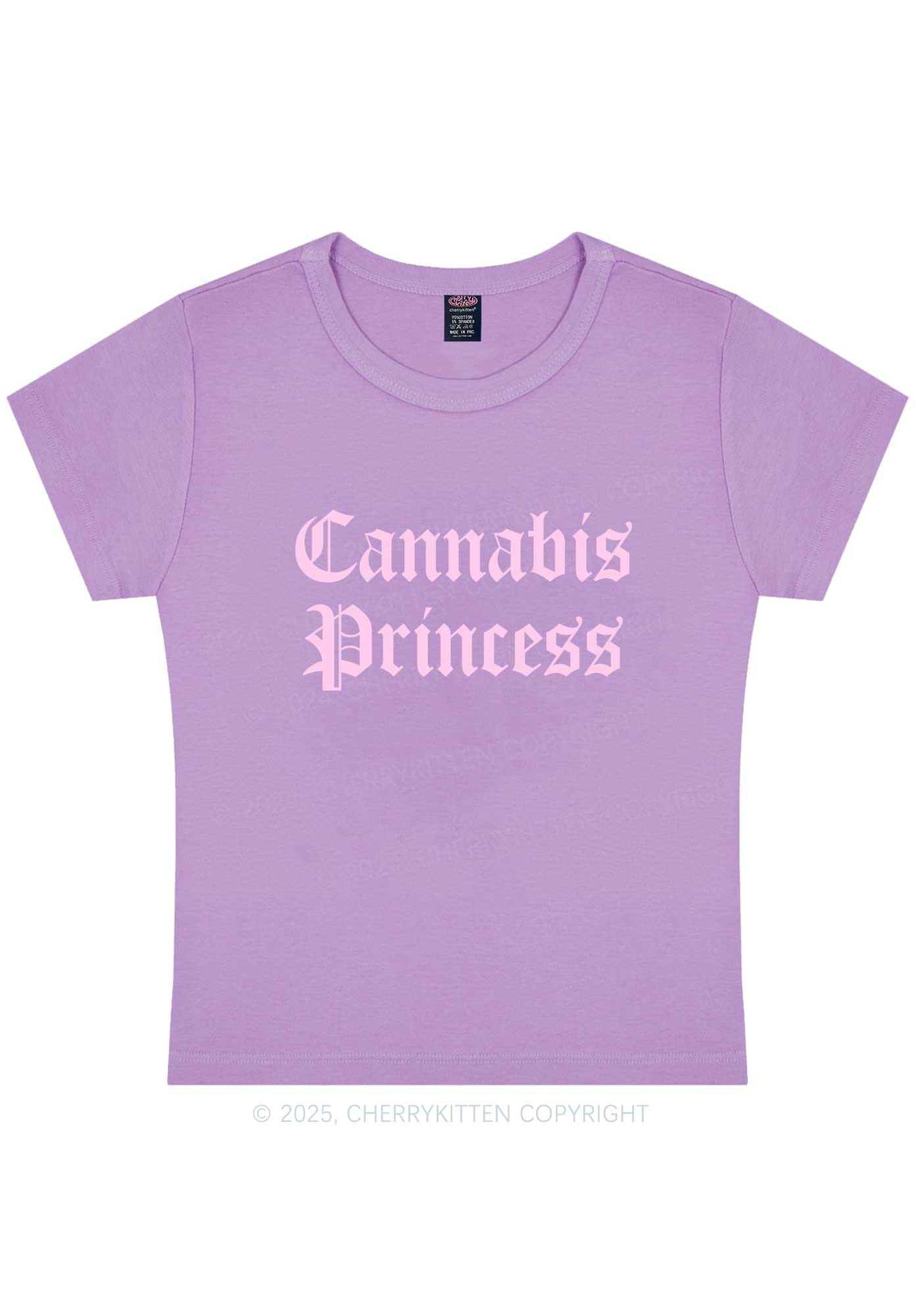 Cxnnxbis Princess Y2K Baby Tee Cherrykitten