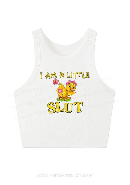 Little Slxt Y2K Crop Tank Top Cherrykitten