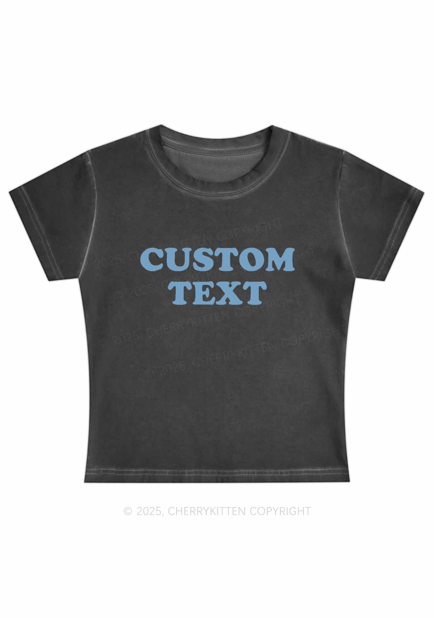 Custom Personalized Text Y2K Vintage Classic Tee Cherrykitten