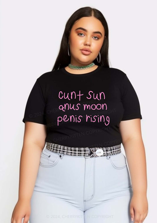 Curvy Count Sun Y2K Baby Tee Cherrykitten