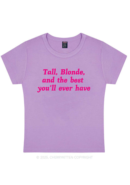 Best Tall Blonde Y2K Baby Tee Cherrykitten