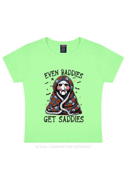 Halloween Get Saddies Y2K Baby Tee Cherrykitten