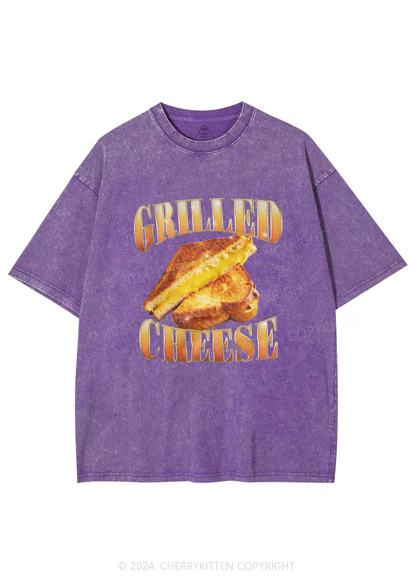 Grilled Cheese Y2K Washed Tee Cherrykitten