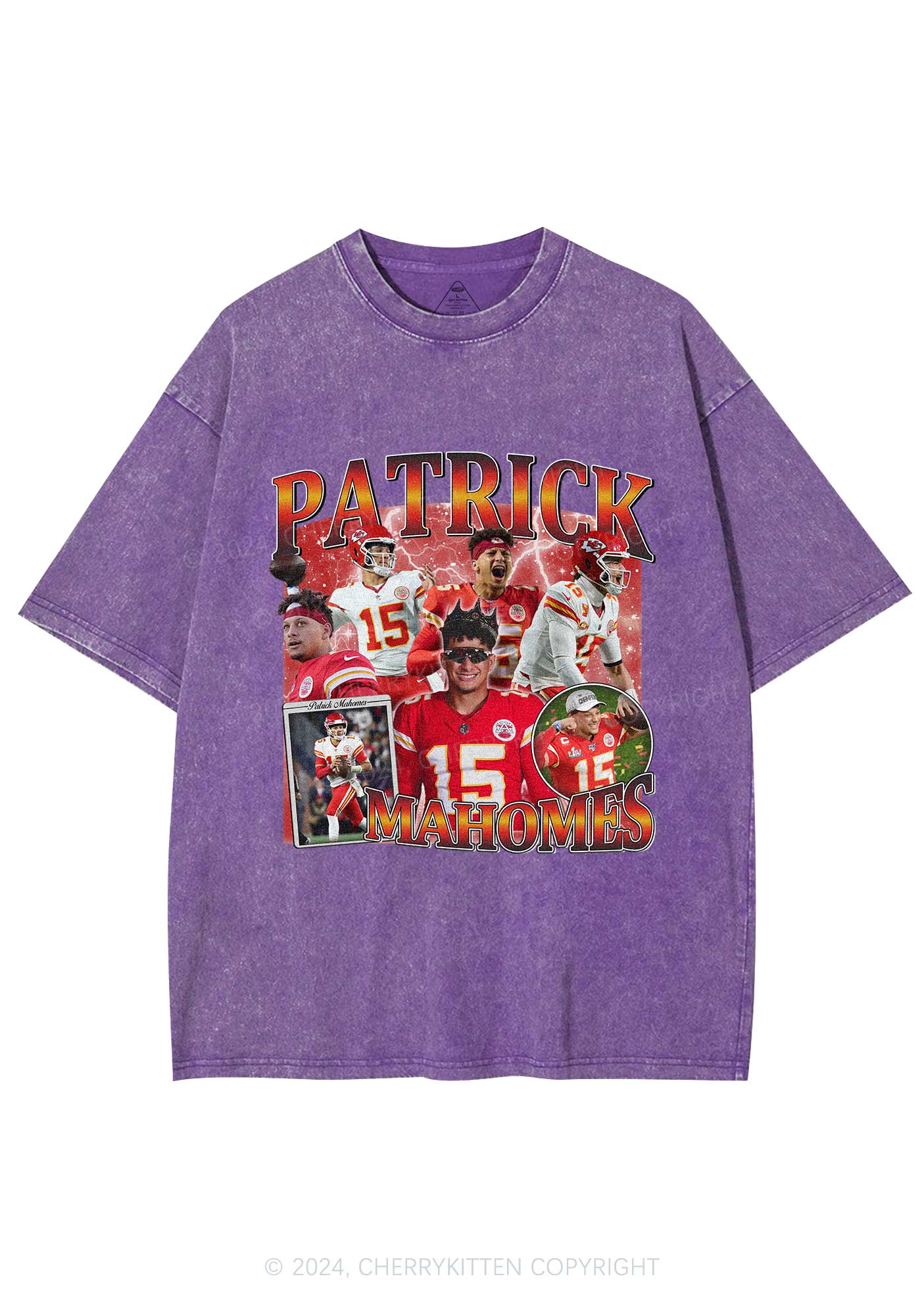 Vintage Patrick Y2K Super Bowl Washed Tee Cherrykitten