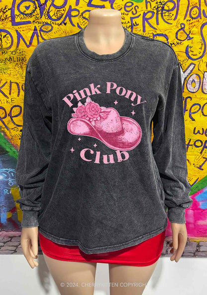 Pink Pony Club Y2K Washed Long Sleeves Cherrykitten