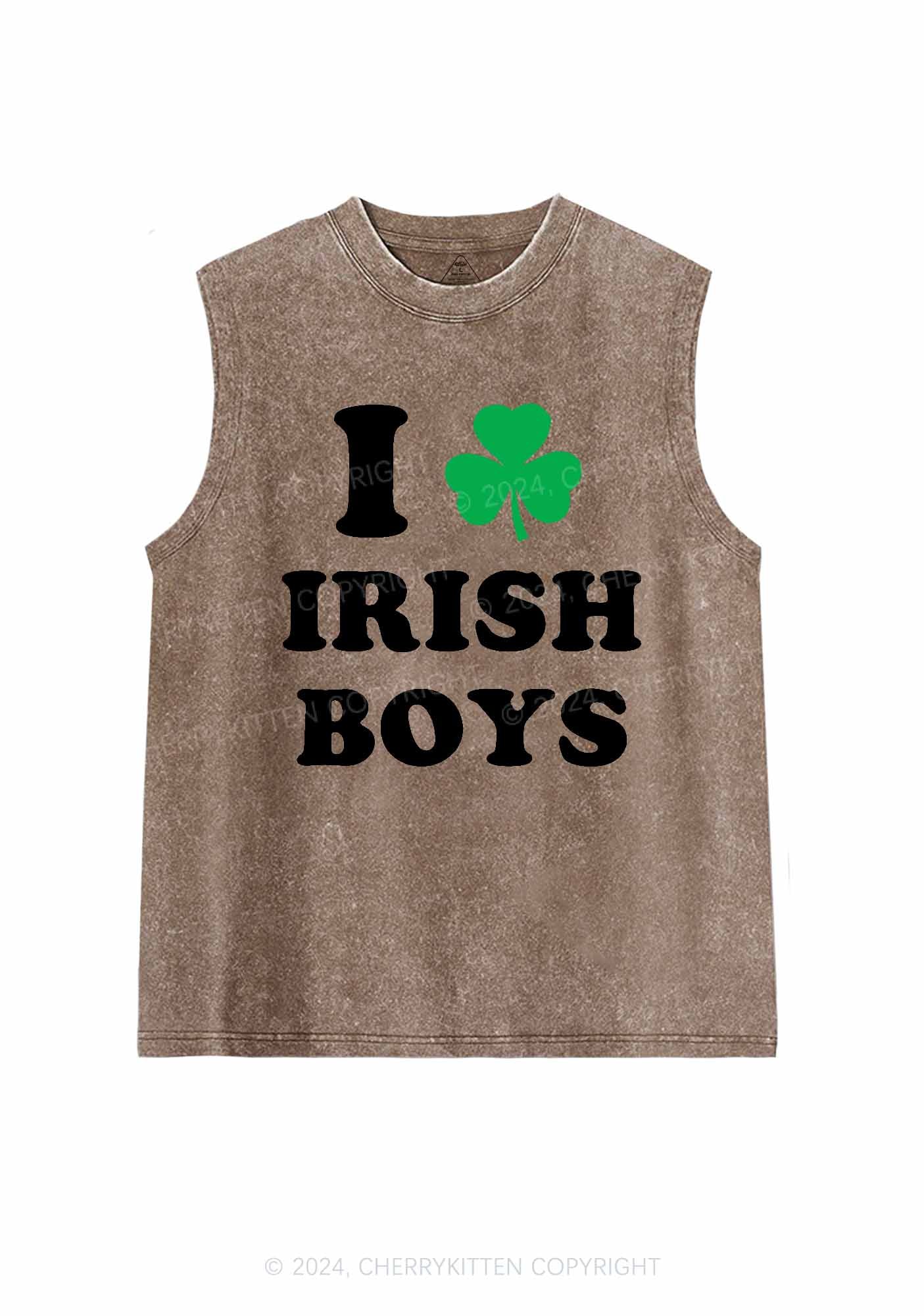 Irish Boys St Patricks Y2K Washed Tank Cherrykitten