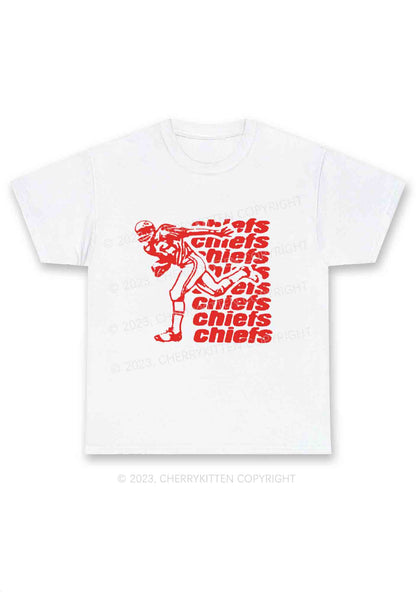 Chiefs Super Bowl Y2K Chunky Shirt Cherrykitten