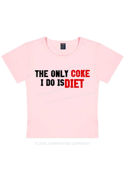 Coke Diet Y2K Baby Tee Cherrykitten