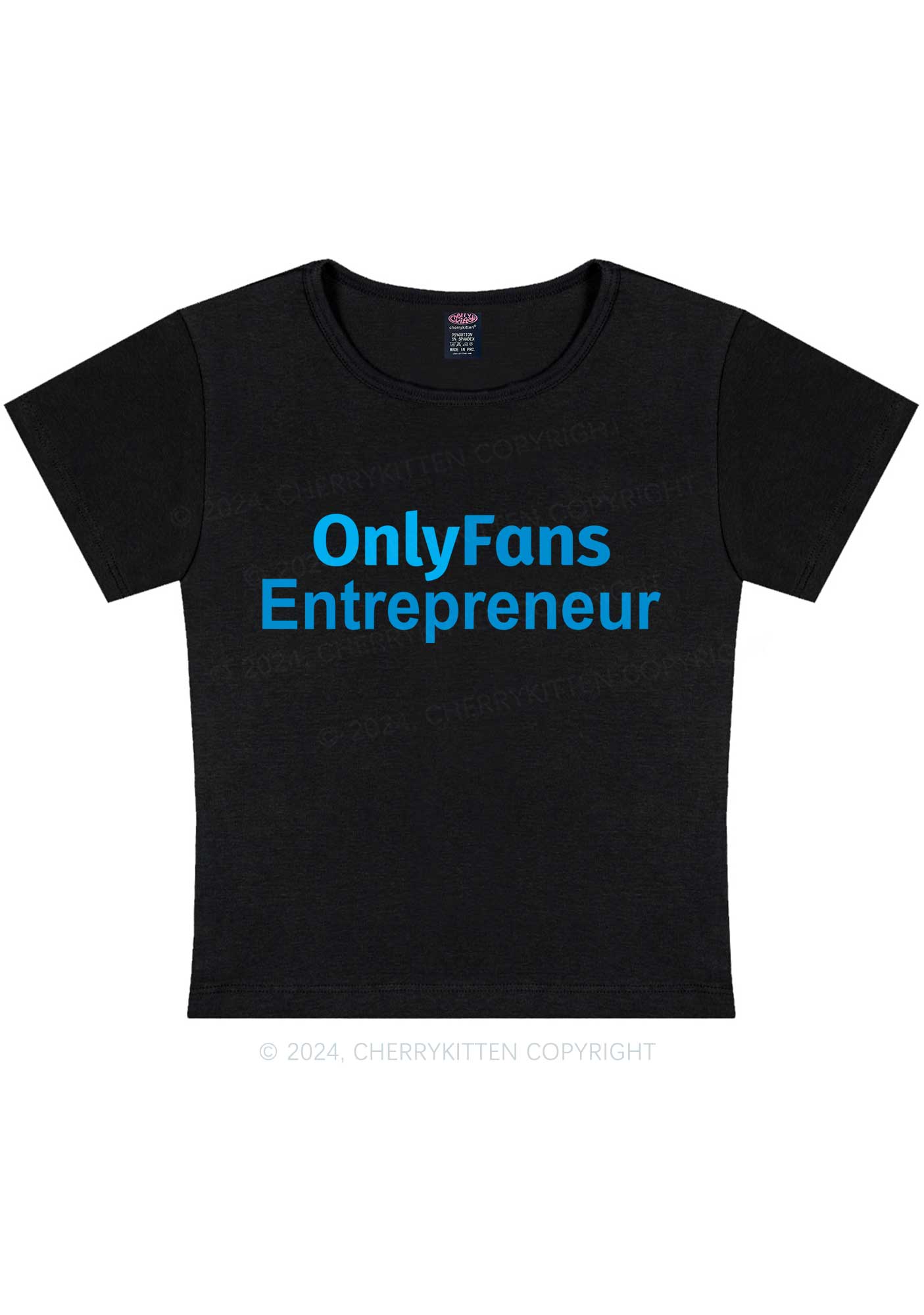 Only Fans Entrepreneur Y2K Baby Tee Cherrykitten