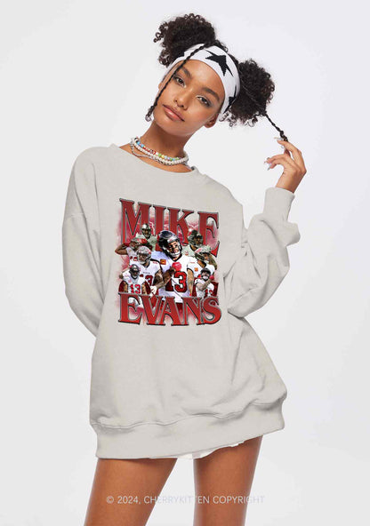 Red Mike Y2K Super Bowl Washed Sweatshirts Cherrykitten