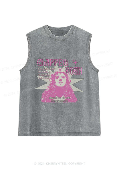 Keep On Dancing Y2K Washed Tank Cherrykitten