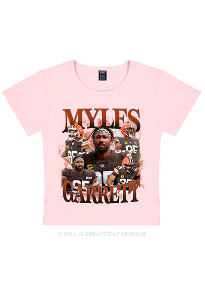 Red Myles Y2K Super Bowl Baby Tee Cherrykitten