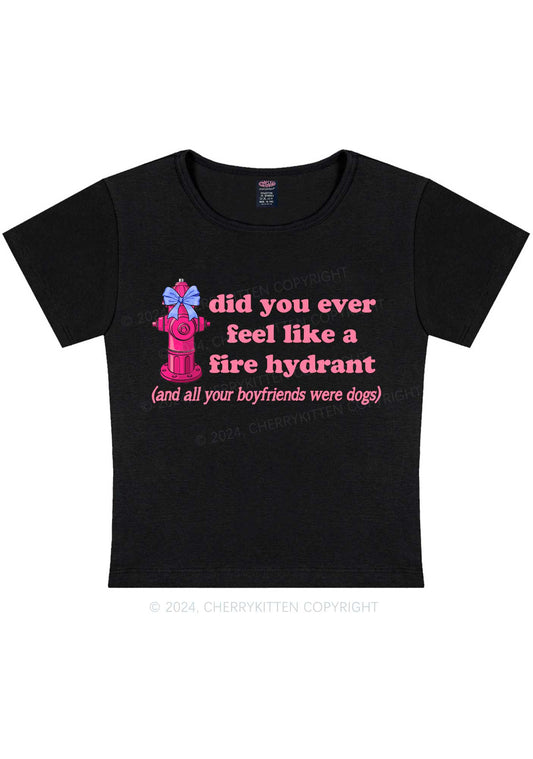 Fire Hydrant Y2K Baby Tee Cherrykitten