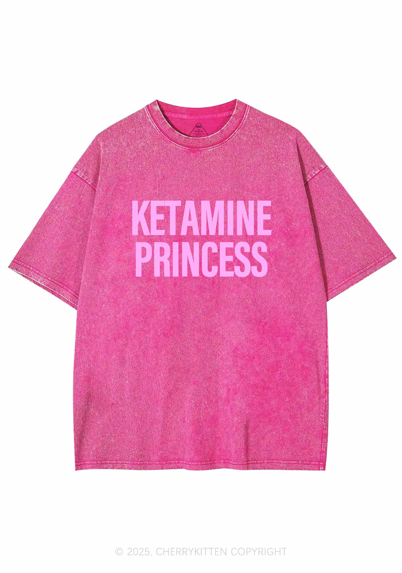 K Princess Y2K Washed Tee Cherrykitten