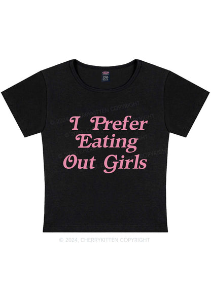 Eating Out Girls Y2K Baby Tee Cherrykitten