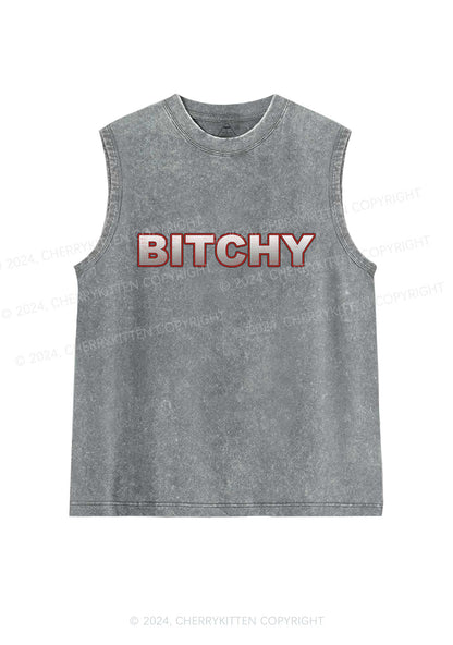 Bxxchy Y2K Washed Tank Cherrykitten