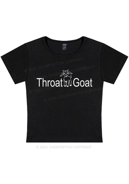 Throat Goat Y2K Baby Tee Cherrykitten