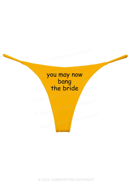 Bang The Bride Y2K Bikini String Thong Cherrykitten