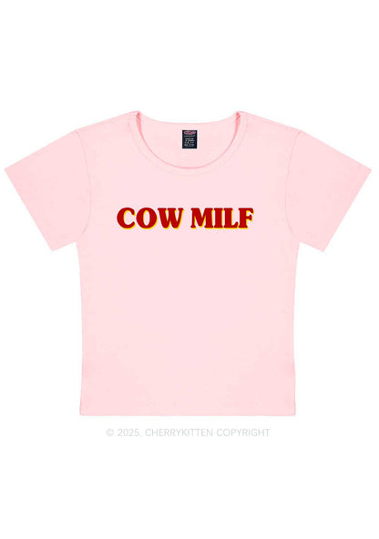 Cow Mxxf Y2K Baby Tee Cherrykitten