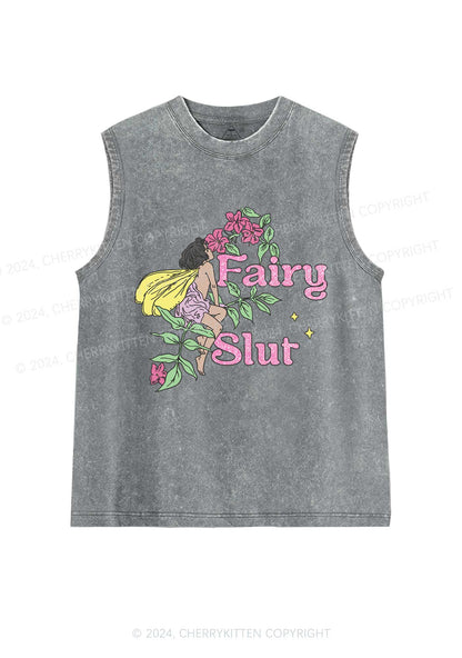 Fairy Slxt Y2K Washed Tank Cherrykitten