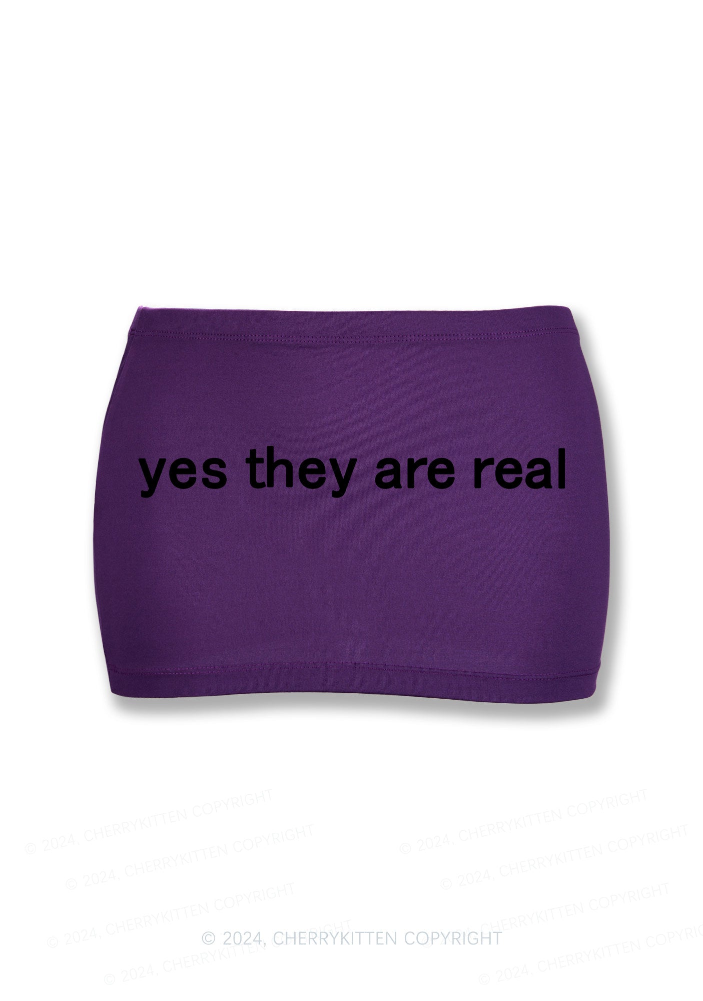 Yes They Are Real Y2K Mini Hip Skirt Cherrykitten